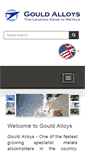 Mobile Screenshot of gouldalloys.com